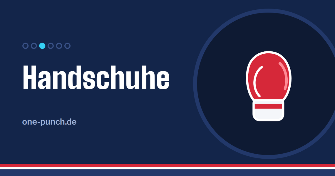 Grafik: roter Boxhandschuh