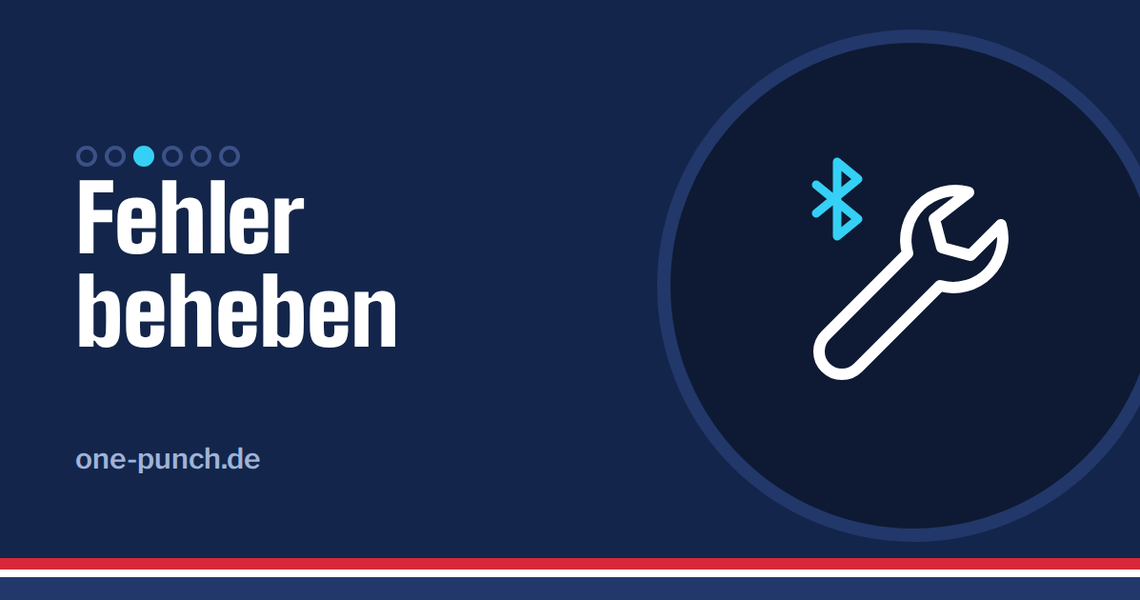 Grafik: Schraubenschlüssel und Bluetooth-Symbol